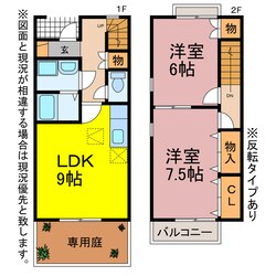 ボヌール多米の物件間取画像